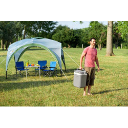 Campingaz Powerbox Plus Thermoelektrische 12V Kühlbox, Hochleistungs-Kühlbox Auto, mit UV Schutz, Grau, 28 Liter