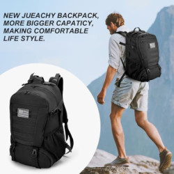 Jueachy Rucksack Herren Militär 35L Wasserdicht Molle Tactical Backpack Military Rucksack Große Kapazität Taktischer Rucksack