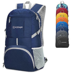 ZOMAKE 35L Leicht Faltbarer Rucksack - Packbare Backpacks,Kleiner Faltbar Rucksäcke Wanderrucksack Wasserdicht für Damen Herr