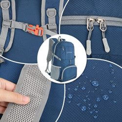 ZOMAKE 35L Leicht Faltbarer Rucksack - Packbare Backpacks,Kleiner Faltbar Rucksäcke Wanderrucksack Wasserdicht für Damen Herr