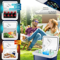 KESSER® Kühlbox Thermobox 32Liter KÜHLT und WÄRMT | Thermo-Elektrische Gefrierbox | Anschluss 12V & 230V für Auto Camping & S