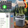 WONEA - Kühlbox elektrisch 12V 230V KÜHLEN und WÄRMEN elektrische Kühlbox 32 Liter, Thermoelektrische Kühlbox 12V 230V leise 