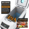 Brandson - Kühlbox elektrisch 10L – 230 V Netzspannung und 12 V KFZ Auto Bordspannung – kühlt und wärmt – Heizen max. 65°C – 