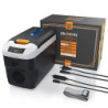 Brandson - Kühlbox elektrisch 10L – 230 V Netzspannung und 12 V KFZ Auto Bordspannung – kühlt und wärmt – Heizen max. 65°C – 