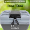 Arebos 20 Liter Kühlbox | zum Kühlen und Warmhalten | Mini Kühlschrank | Thermo-elektrische Kühlbox | mit ECO Modus | 12/230 