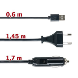 SEVERIN Elektrische Kühlbox  25 L  mit Kühl- und Warmhaltefunktion, Auto Kühlbox mit 3 Anschlüssen  USB, Netzteil & Zigarette