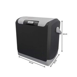 AEG Automotive Thermoelektrische Kühlbox KK 20 Liter, 12/230 Volt für Auto und Steckdose, Grau