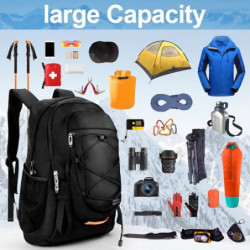 Petfu Rucksack Herren Wanderrucksack 40L Damen Wasserdicht Reiserucksack Trekking Rucksack Tagesrucksack Groß mit Reflexstrei