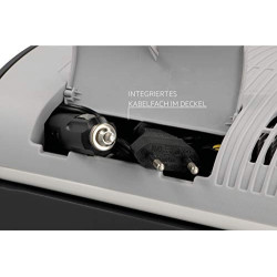 AEG Automotive Thermoelektrische Kühlbox KK 20 Liter, 12/230 Volt für Auto und Steckdose, Grau