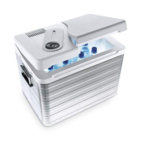 Mobicool Q40 AC/DC - Tragbare Elektrische Alu-Kühlbox, 39 Liter, 12 V und 230 V für Auto, Lkw, Boot, Reisemobil und Steckdose
