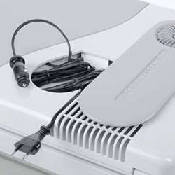 Mobicool Q40 AC/DC - Tragbare Elektrische Alu-Kühlbox, 39 Liter, 12 V und 230 V für Auto, Lkw, Boot, Reisemobil und Steckdose
