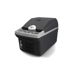 AEG Automotive Board-Bar BK 16 Thermoelektrische Kühl- und Warmhaltebox 16 Liter, 12 Volt für Auto und Steckdose, anschnallba