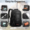 Petfu Rucksack Herren Wanderrucksack 40L Damen Wasserdicht Reiserucksack Trekking Rucksack Tagesrucksack Groß mit Reflexstrei
