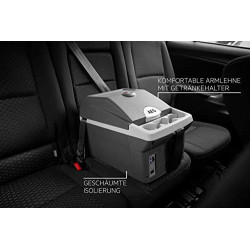 AEG Automotive Board-Bar BK 16 Thermoelektrische Kühl- und Warmhaltebox 16 Liter, 12 Volt für Auto und Steckdose, anschnallba