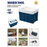 Mobicool MQ40W Kühlbox mit Rollen | Elektrisch | 39 L | 12V, 230V | für Auto, Boot, Reisemobil und Steckdose