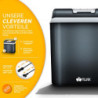 tillvex Kühlbox elektrisch 24L | Mini-Kühlschrank 230 V und 12 V für KFZ Auto Camping | kühlt & wärmt | ECO-Modus  Grau 