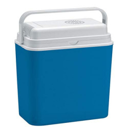 Linder - Kühlbox mit Strom 24L 12 Volt - elekrische Kühltasche fürs Auto LKW Wohnmobil Thermoelektrische Kühlbox - Mini Kühls