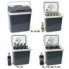 Dino KRAFTPAKET 131001 Kühlbox 12V 230V  WÄRMT & KÜHLT  HÖHE: 44cm GRÖSSE: 32-Liter  28L netto  Elektrische Kühlbox für Auto 
