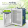 Juskys elektrische Kühlbox 40 Liter 12 V / 230 V für Auto, LKW, Reisemobil, Camping - Mini Kühlschrank kalt & warm - thermoel