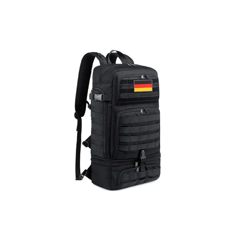 BERTASCHE Taktisch Rucksack Trekkingrucksack 35L Wanderrucksack 15.6 Zoll Laptop Lunch Rucksack für Outdoor Sport Uni Schule BERTASCHE Taktisch Rucksack Trekkingrucksack 35L Wanderrucksack 15.6 Zoll Laptop Lunch Rucksack für Outdoor Sport Uni Schule