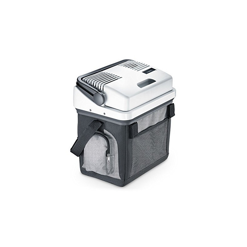 DOMETIC BordBar AS 25, tragbare elektrische Kühlbox, 20 Liter, 12 und 230 V für Auto, Lkw und Steckdose, Hellgrau DOMETIC BordBar AS 25, tragbare elektrische Kühlbox, 20 Liter, 12 und 230 V für Auto, Lkw und Steckdose, Hellgrau