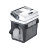 DOMETIC BordBar AS 25, tragbare elektrische Kühlbox, 20 Liter, 12 und 230 V für Auto, Lkw und Steckdose, Hellgrau