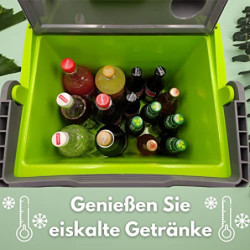 Steinborg 30 Liter 2in1 Kühlbox | Elektrische Kühöbox | Kühltasche | Isoliertasche | Thermobox | Warmhaltebox | Auto | Campin