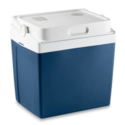 Mobicool MV26 DC Kühlbox, elektrisch, tragbar, blau, Fassungsvermögen 25 L, Anschluss 12V Zigarettenanzünder, Kühlen bis 17 °