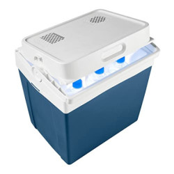 Mobicool MV26 DC Kühlbox, elektrisch, tragbar, blau, Fassungsvermögen 25 L, Anschluss 12V Zigarettenanzünder, Kühlen bis 17 °