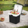 WOLTU Kühlbox Auto 30L Elektrisch 12v 230v, Zum Kühlen und Warmhalten, Camping Kühlschrank für Auto und Steckdose mit USB, Th