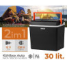Elektrische Kühlbox Auto für Camping 30L | Kühlbox 12v 230v | Kühlbox Elektrisch mit Kühlt/Wärmt-Funktion | Auto Kühlbox Idea