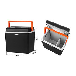 Elektrische Kühlbox Auto für Camping 30L | Kühlbox 12v 230v | Kühlbox Elektrisch mit Kühlt/Wärmt-Funktion | Auto Kühlbox Idea