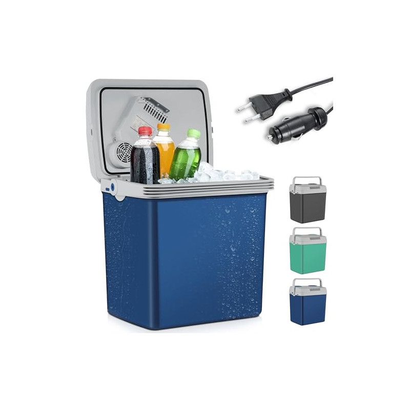 TOM 2in1 XXL Kühlbox 32l Brutto – elektrische Kühlbox – 230V & 12V Strom Anschluss – Elektrisch – für Auto, Camping, Wohnwage TOM 2in1 XXL Kühlbox 32l Brutto – elektrische Kühlbox – 230V & 12V Strom Anschluss – Elektrisch – für Auto, Camping, Wohnwage