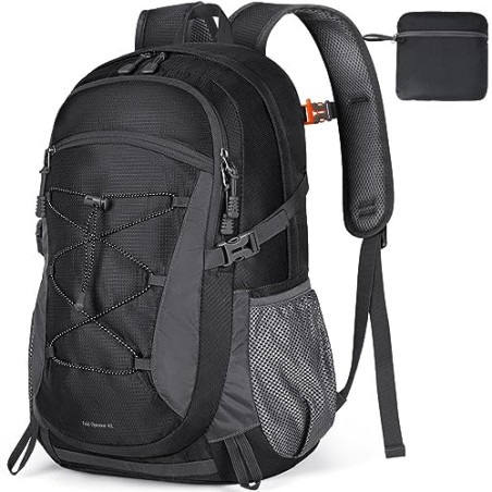 RAINSMORE Wanderrucksack Herren Damen 40L Wasserdichter Rucksack Leicht Groß Reiserucksack Trekkingrucksack mit Reflexstreife