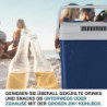 TOM 2in1 XXL Kühlbox 32l Brutto – elektrische Kühlbox – 230V & 12V Strom Anschluss – Elektrisch – für Auto, Camping, Wohnwage