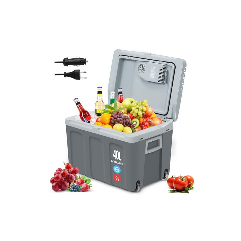 WOLTU Kühlbox Auto 40L Elektrisch 12v 230v, Zum Kühlen und Warmhalten, Camping Kühlbox Auto und Steckdose, Thermobox Kühlschr WOLTU Kühlbox Auto 40L Elektrisch 12v 230v, Zum Kühlen und Warmhalten, Camping Kühlbox Auto und Steckdose, Thermobox Kühlschr
