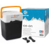 peme Essential | 26 L | Adventure Orange| Thermoelektrisch | mit ECO-Modus | AC/DC | zum Kühlen und Warmhalten | Cool Box mit