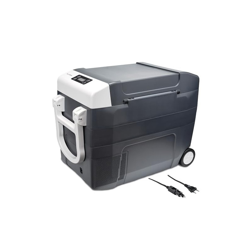 KLAMER Kühlbox XXL, elektrische Kühlbox 45 L mit Kompressor, Kühl- und Warmhaltefunktion, 2 Anschlüsse: 230V & 12V für Zigare KLAMER Kühlbox XXL, elektrische Kühlbox 45 L mit Kompressor, Kühl- und Warmhaltefunktion, 2 Anschlüsse: 230V & 12V für Zigare