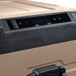 Steamy-E Dual Zone 55, Elektrische Kompressor Kühlbox, 54 Liter, 12V/ 230V, zum Warmhalten und Kühlen, Für Camping