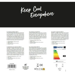 BERGER Tragbare Kompressor Kühlbox DMC 45 | Elektrische Kühlbox ideal für Camping mit Elektronischer Anzeige | Leistungsstark