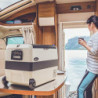 Yeticool TX50 Elektrische Kompressor-Kühlbox, Dual-Zone, App Steuerung per Bluetooth, 12/24 V und 230 V, für Auto, LKW, Boot