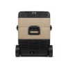 Steamy-E Dual Zone 55 Roller, Elektrische Kompressor Kühlbox mit Rollen, 54 Liter, 12V/ 230V, zum Warmhalten und Kühlen, Für 