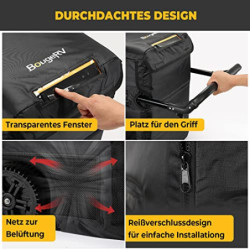 BougeRV 45L isolierte Schutzabdeckung, tragbare Schutzhülle für CRD45 Kompressor-Kühlbox, 600D Wasserdichte & Kratzfeste Schu