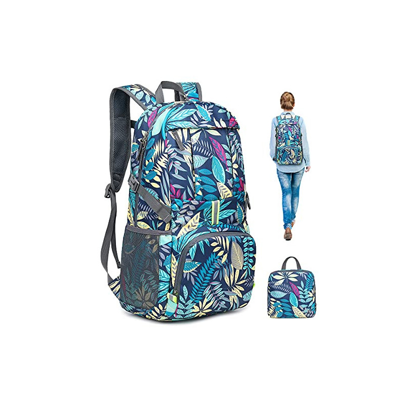 Luckits Packbarer Rucksack 35L Ultraleichter Faltbarer Rucksack Für Männer Frauen Wasserdicht Wandern Daypack Sicheres reflek Luckits Packbarer Rucksack 35L Ultraleichter Faltbarer Rucksack Für Männer Frauen Wasserdicht Wandern Daypack Sicheres reflek