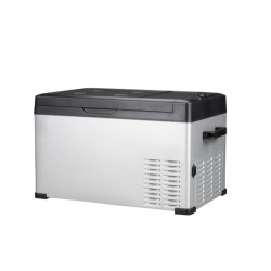 Steamy-E Single Zone 30, Elektrische Kompressor-Kühlbox, 27 Liter, Silber
