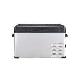 Steamy-E Single Zone 30, Elektrische Kompressor-Kühlbox, 27 Liter, Silber