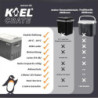 Koel Crate 50 - Elektrische Kompressor Kühlbox für Auto und Steckdose - Elektrisch Gefrierschrank oder Kühlschrank Camping, O