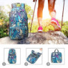 Luckits Packbarer Rucksack 35L Ultraleichter Faltbarer Rucksack Für Männer Frauen Wasserdicht Wandern Daypack Sicheres reflek