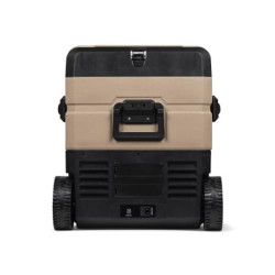 Steamy-E Dual Zone 45 Roller, Elektrische Kompressor Kühlbox mit Rollen, 45 Liter, 12V/ 230V, zum Warmhalten und Kühlen, Für 