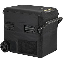 BougeRV 55L 600D isolierte Schutzhülle, tragbare Schutzhülle für CRD55 12V Kompressor-Kühlbox, wasserdichte & Kratzfeste Schu